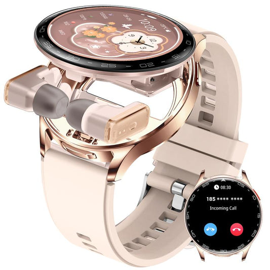 Multifunctional Smart Watch with Earbuds for Women Men, 2 in 1 Wireless Smartwatch, 1.39" HD IPS Screen Smartwatch with Multiple Sports Modes Pedometer Digital Watch Gifts for Women